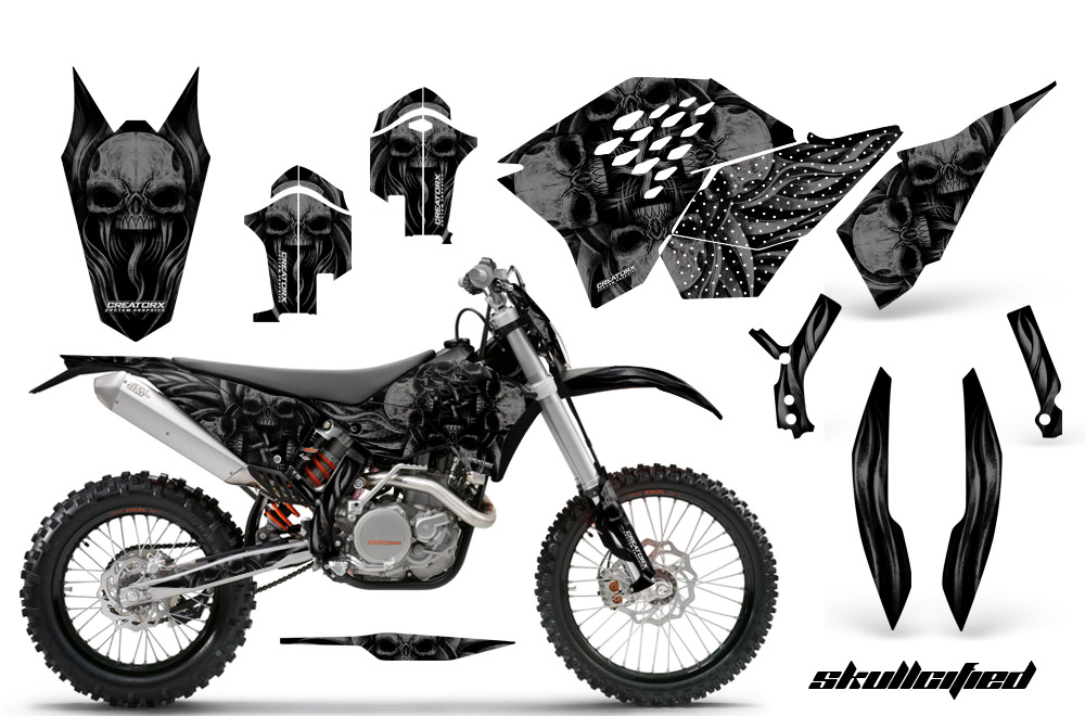 KTM C5 Graphics Kit Skullcified Black NP BB